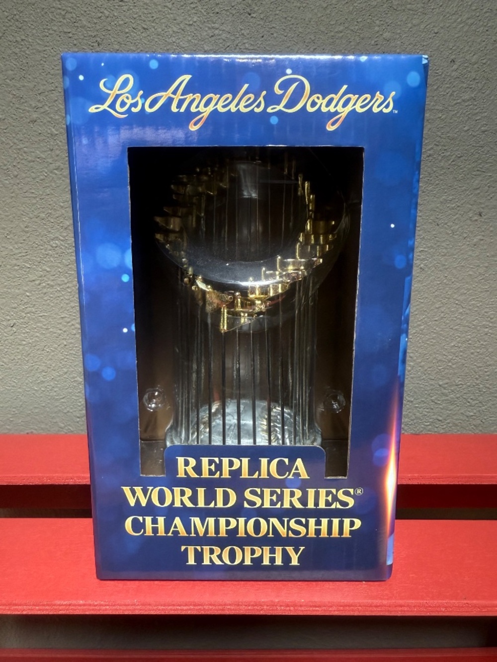 2024 World Series Los Angeles Dodgers Replica Trophy Stadium Giveaway Exclusive